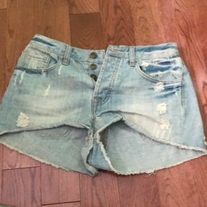Denim shorts